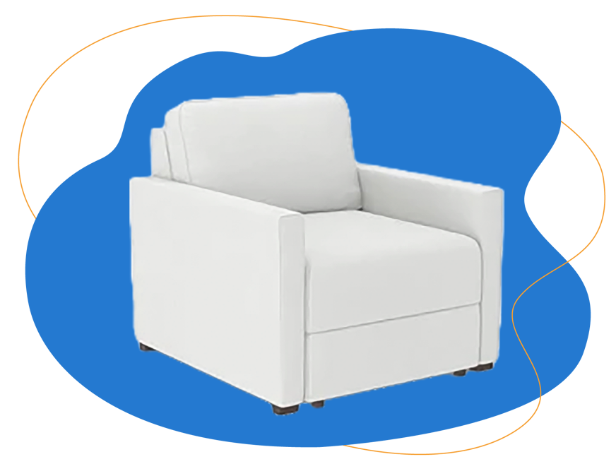 cocoon chair bed closed